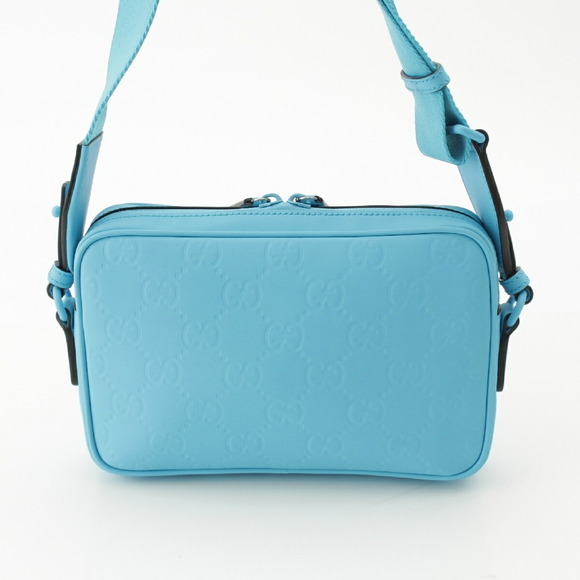 Gucci GG Effect Clutch Shoulder Bag Blue - Picture 4 of 6